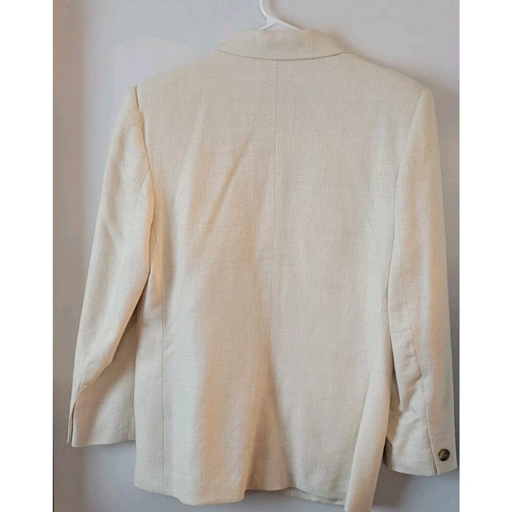 Vtg. Orvis Women’s Sz. 10 Single Button Lined Blazer Jacket 100% Silk - Picture 6 of 10